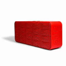 Bocinas Bluetooth Vorago Bsp-100 Rojo 1.0 Canales, Potencia 5w, Alcance 10m, 3.5mm, Color Rojo